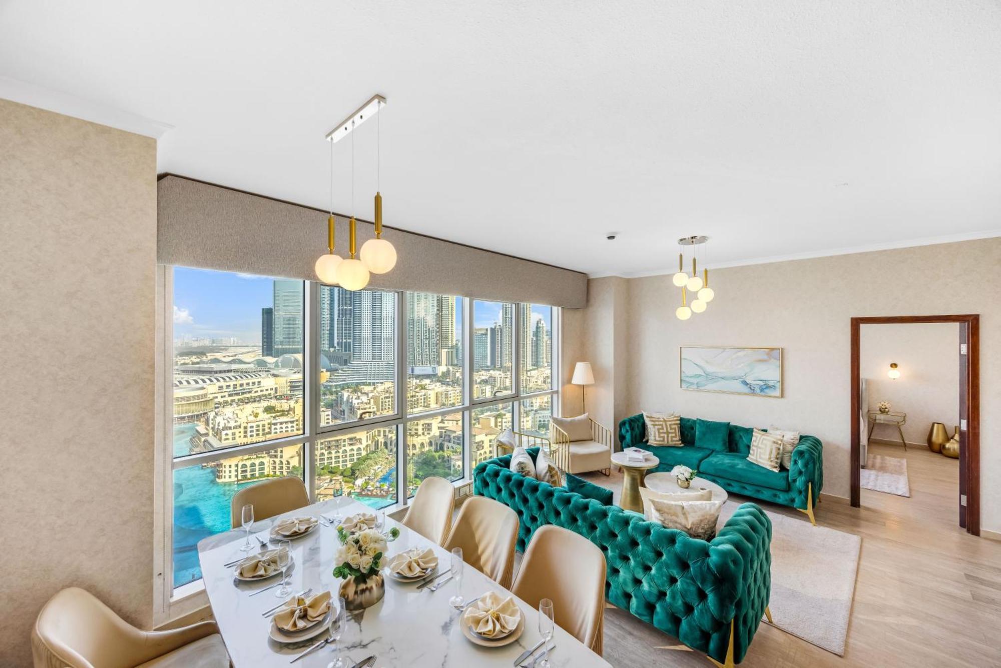 Durrani Homes - Grandiose 5Br Besides Dubai Mall With Burjkhalifa And Fountain View Dış mekan fotoğraf