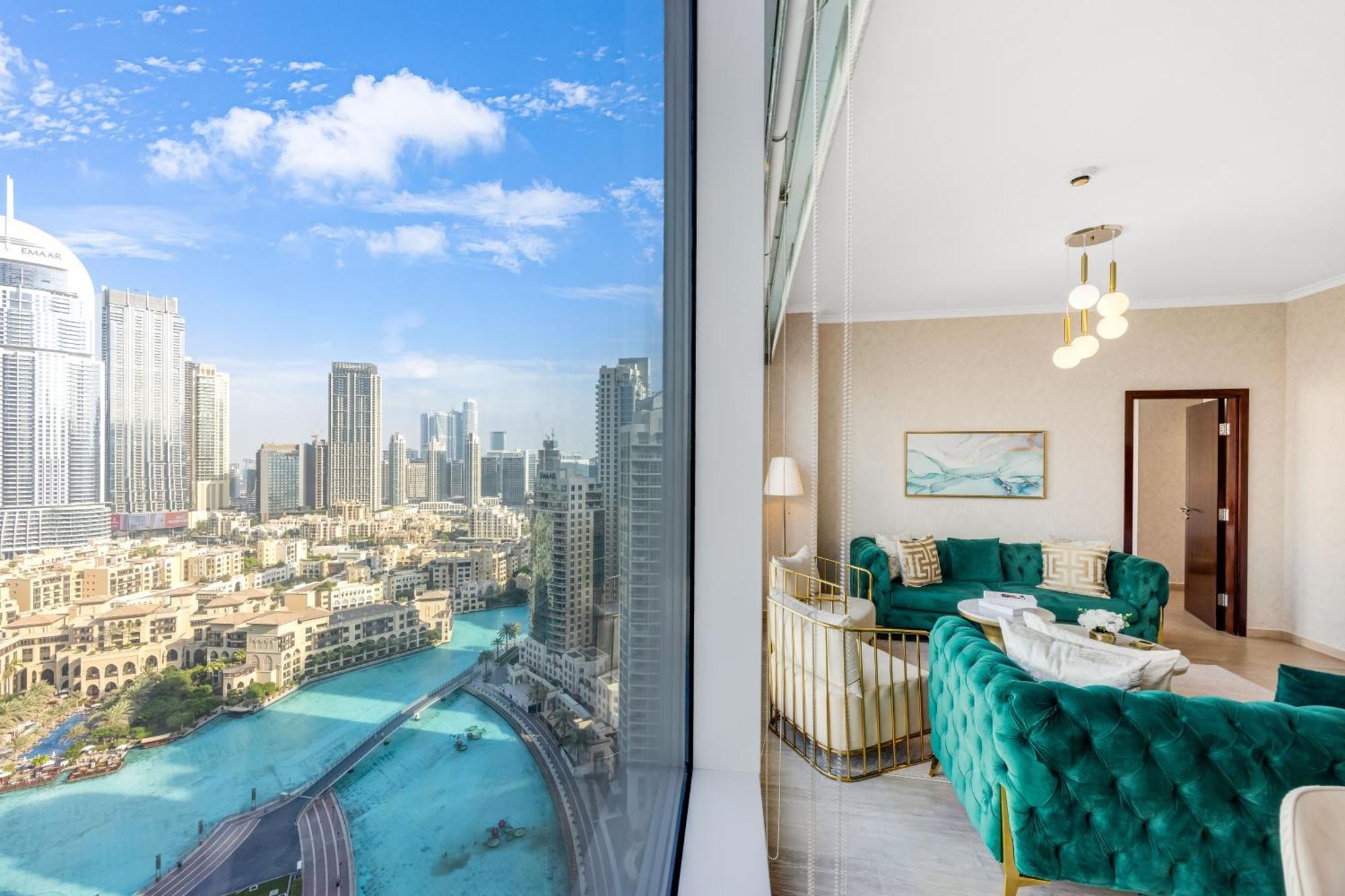Durrani Homes - Grandiose 5Br Besides Dubai Mall With Burjkhalifa And Fountain View Dış mekan fotoğraf